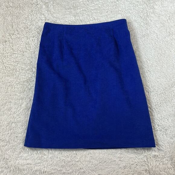 Vintage 80s Blondie and Me bluish purple peplum skirt suit set, size 7 - Picture 8 of 12